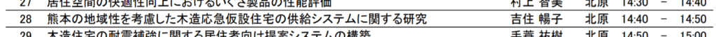 吉住は熊本県立大学で建築学を専攻