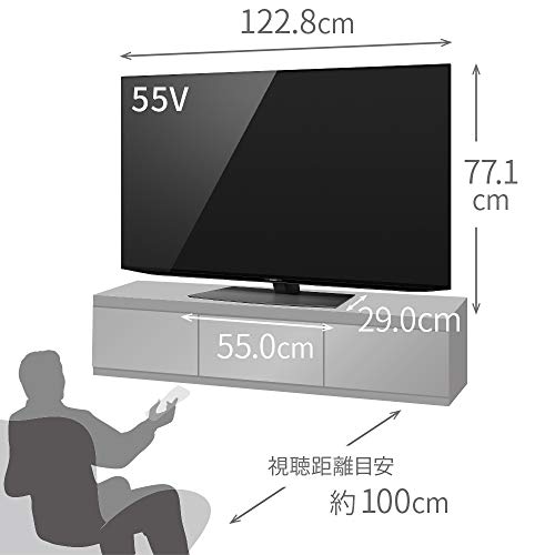 55インチのテレビの大きさ