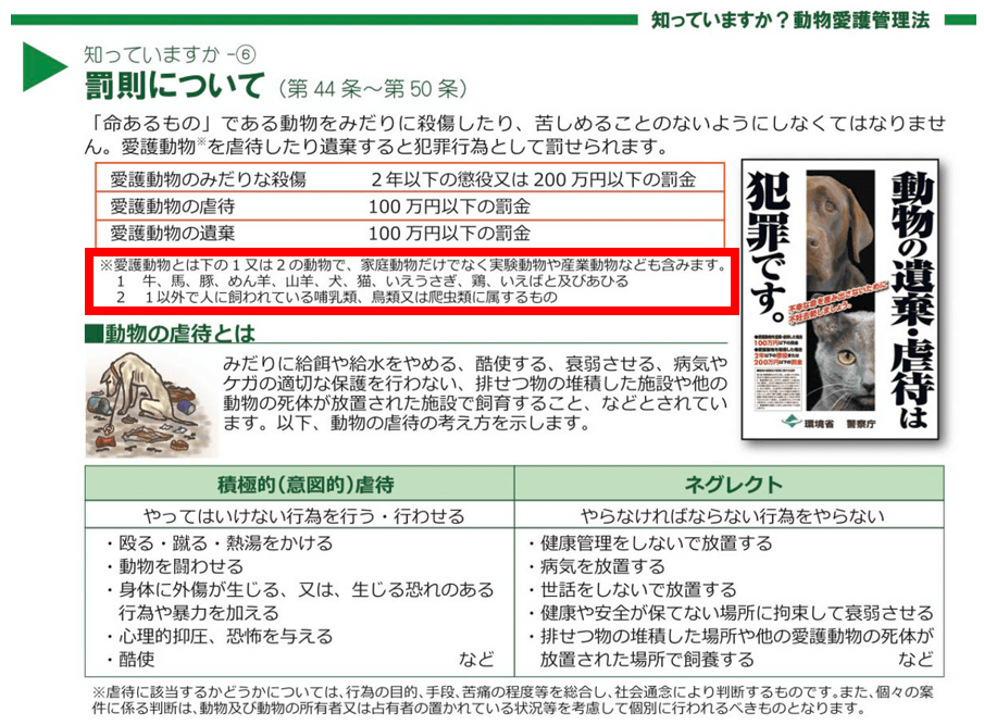 動物愛護管理法