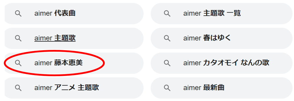 Aimerの本名は藤本恵美？
